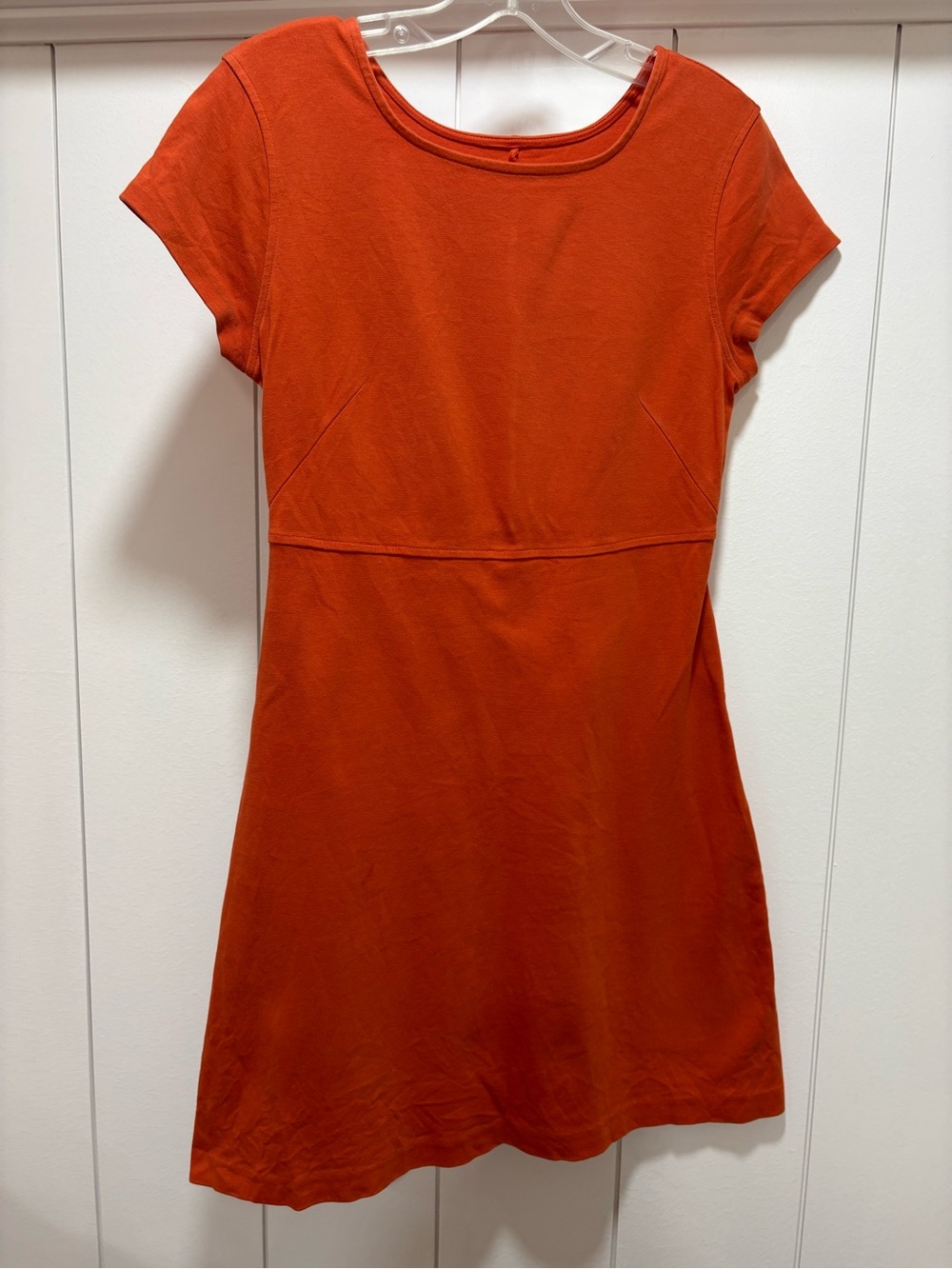 Everlane The Party of One Tee Dress Size XS  Orange Short Sleeve Knit